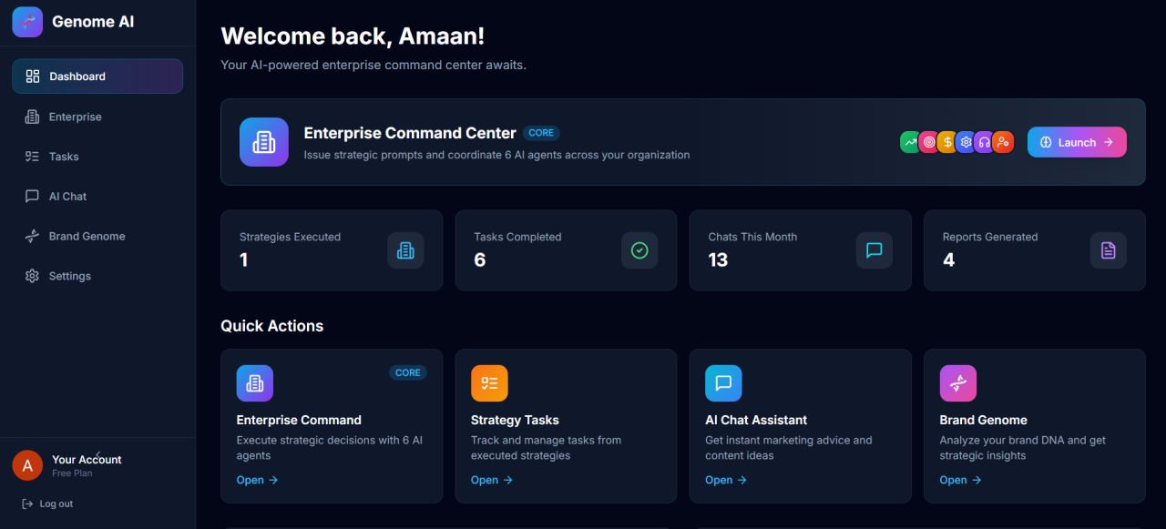 Genome AI screenshot